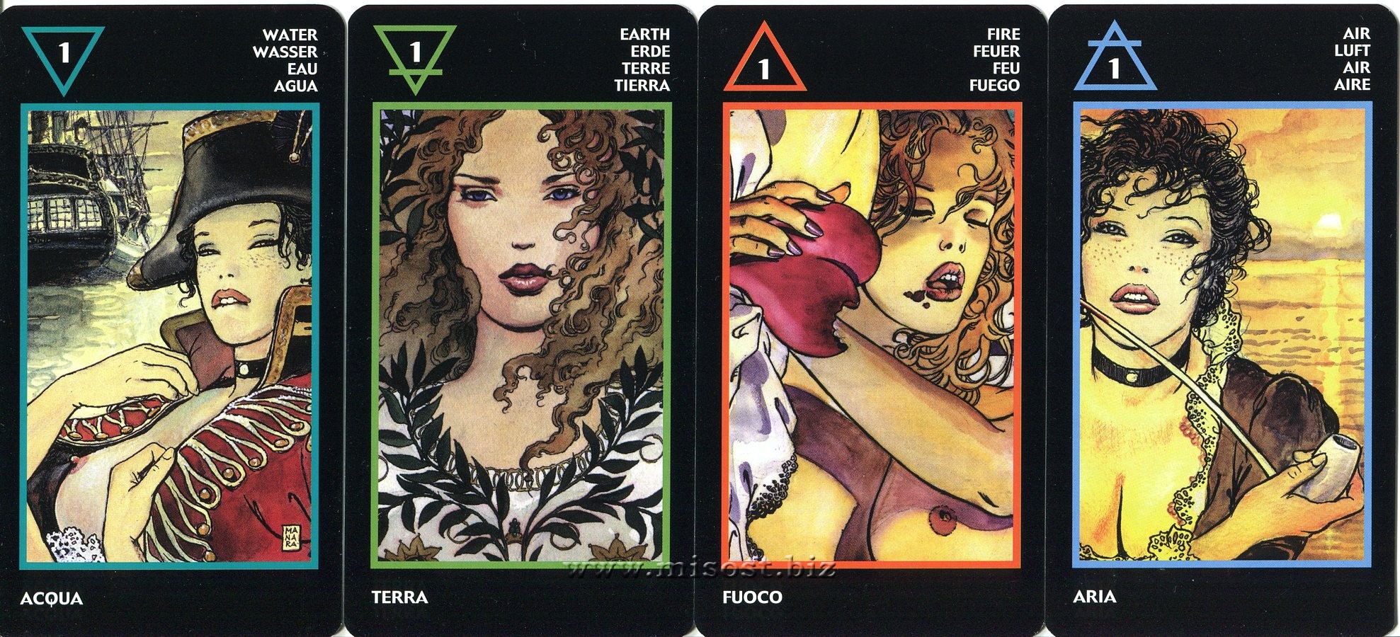 Эротическое Таро Манара (Manara Erotic Tarot)