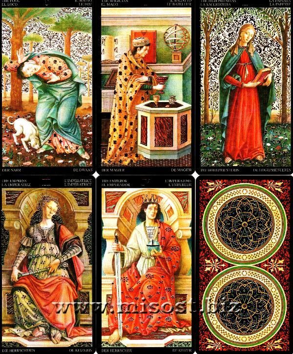 Золотое Таро Боттичелли (Golden Botticelli Tarot)