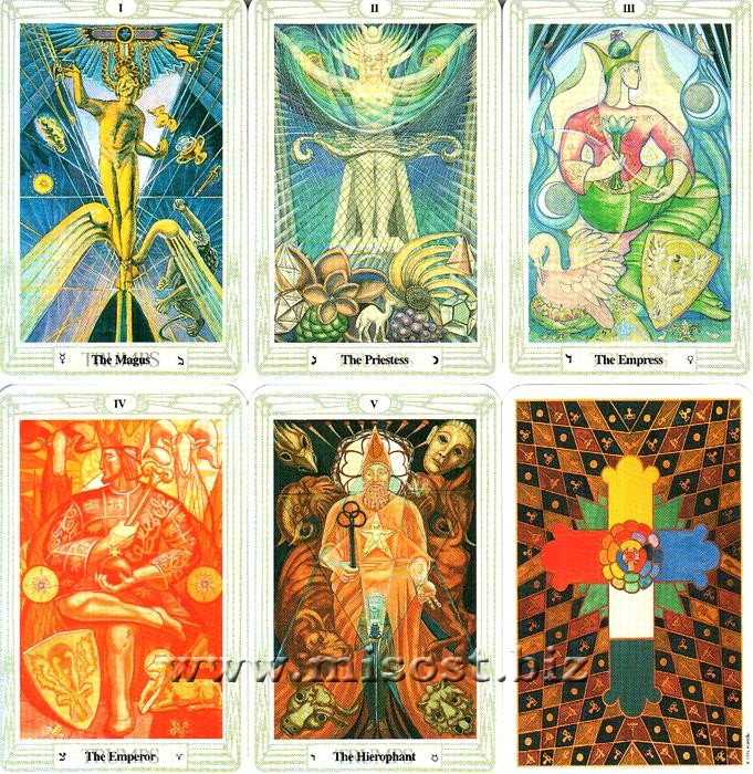 Таро Тота, Алистер Кроули (Aleister Crowley Thoth Tarot pocket)