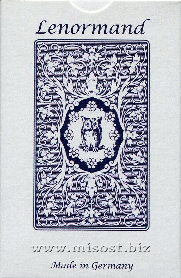 Оракул Ленорман Голубая Сова (Mlle Lenormand Blue Owl)