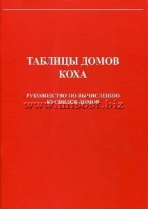 Таблицы домов Коха. Руководство по вычислению куспидов домов. С.С. Курапов