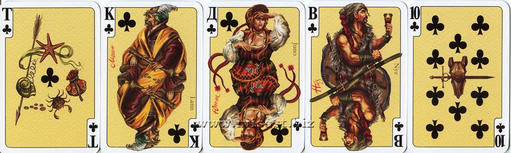 Сувенирные игральные карты ЭНЕИДА (Souvenir playing cards ENEIDA)