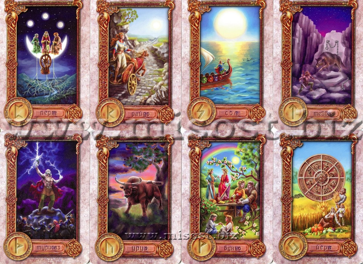 Рунический Оракул Легенды Северных Дорог (Rune Oracle Cards - Legend of Northern Journey)